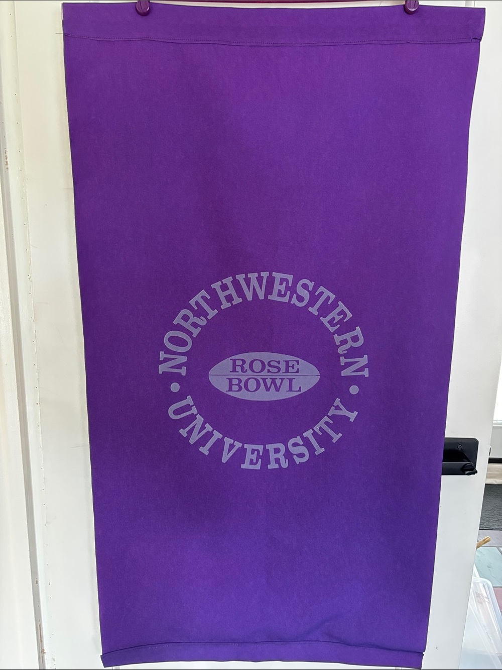 Northwestern University Rose Bowl Purple Banner